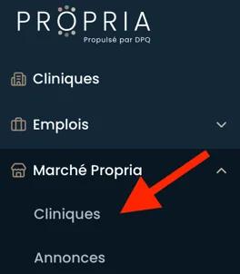 Menu Marché Propria, Cliniques
